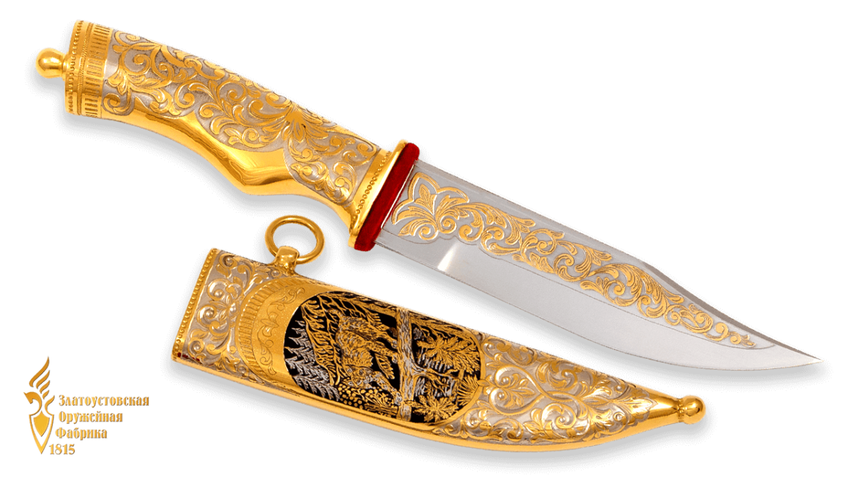 Украшенный нож «Рысь»