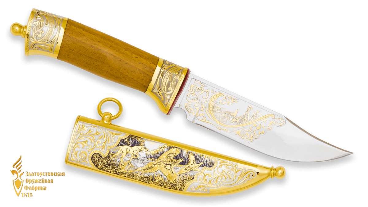 Нож украшенный "Фазан"