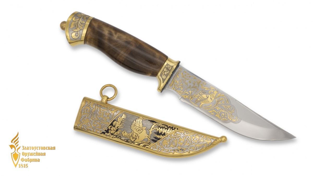 Нож украшенный «Тетерев»