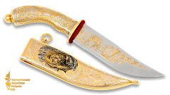 Украшенный нож «Царь тайги»